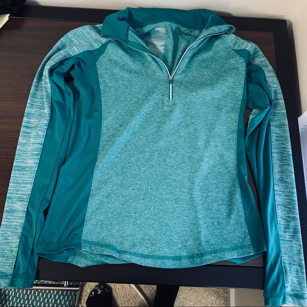 Girls three quarter zip up jacket